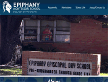 Tablet Screenshot of epiphanyschoolkingsville.org